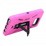 Wholesale Samsung Galaxy S6 Edge Plus Armor Hybrid Stand Case (Hot Pink)